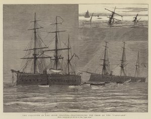 The Collision in the Irish Channel, transhipping the Crew of the Vanguard